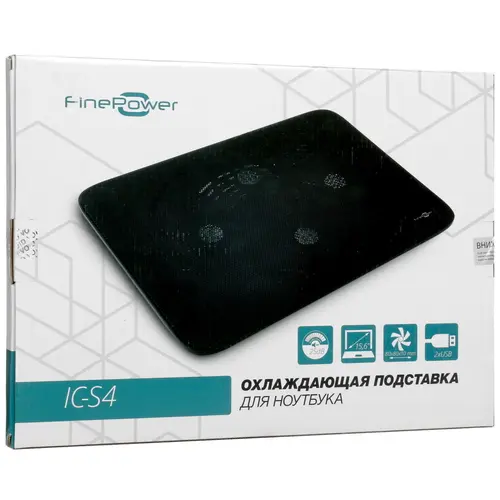 Подставка для ноутбука FinePower IC-S4 черный