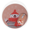 Мышь+коврик беспроводная DEXP WM-201WU Bear бежевый