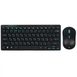 Клавиатура+мышь беспроводная DEXP KM-1006BU черный