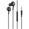Наушники гарнитура для смартфонов Samsung AKG S8/S9/S10/Plus с микрофоном EO-IG955 черные