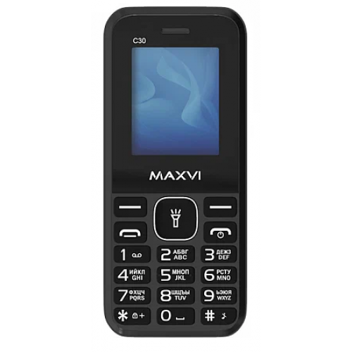 Сотовый телефон Maxvi C30 черный