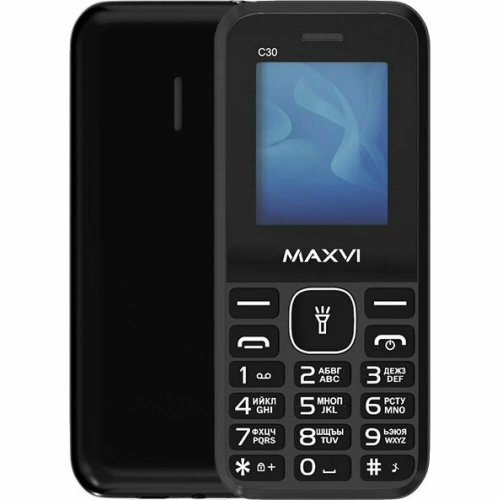 Сотовый телефон Maxvi C30 черный