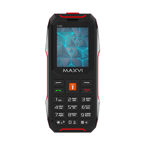 Сотовый телефон Maxvi T100 красный 