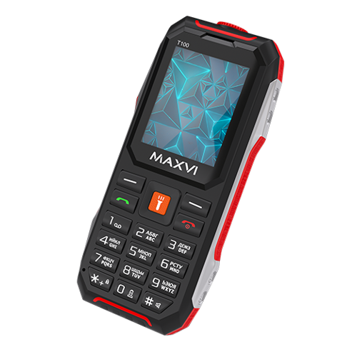 Сотовый телефон Maxvi T100 красный 