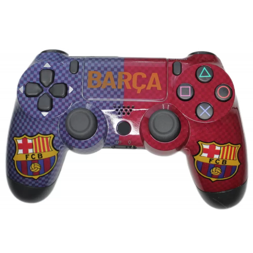 Геймпад беспроводной PS4 Dual Shock, с рисунком Barca/Bluetooth