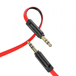 Аудио кабель Jack 3,5 мм - Jack 3,5 мм Hoco UPA16, 2 м, красный