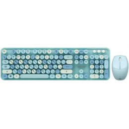 Клавиатура+мышь беспроводная DEXP Blue Candy синий