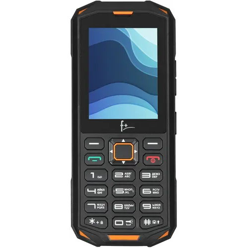 Сотовый телефон F+ PR240 черный+желтый