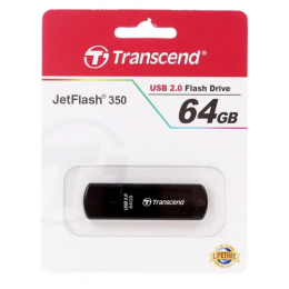 Память USB Flash 64 ГБ Transcend JetFlash 350 [TS64GJF350]