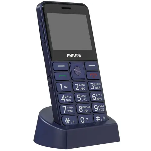 Сотовый телефон Philips Xenium E207 синий 