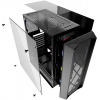 Корпус PowerCase Rhombus X3 Mesh LED [CMRMX-L3] черный
