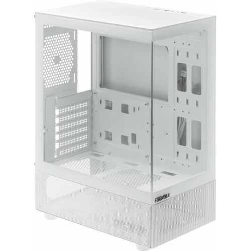 Корпус ATX Formula Crystal Z1, Midi-Tower, без БП, белый
