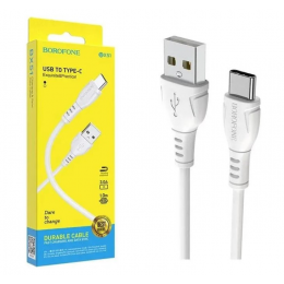 Кабель BOROFONE BX51 USB - USB Type-C, 1м, 60W; белый