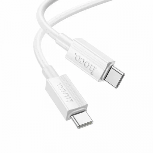 Кабель HOCO X107 USB - USB Type-C, 1м, 60W; белый