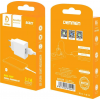 Сетевое ЗУ Denmen DC02T, Type-C, 2.4А, 2 USB, 5V, 1.0 м, белый, фирменная упаковка