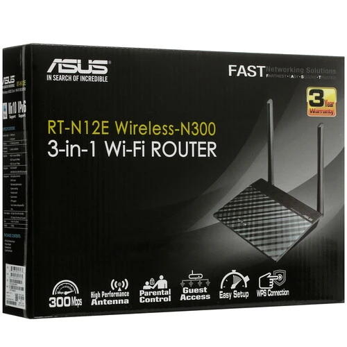 Wi-Fi роутер ASUS RT-N12E