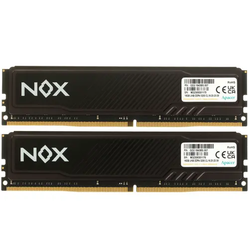 Оперативная память Apacer NOX [AH4U32G32C28YMBAA-2] 32 ГБ