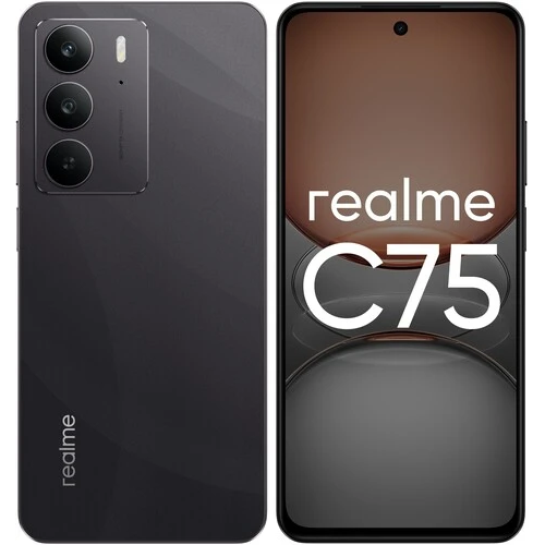 6.72" Смартфон realme C75 256 ГБ черный