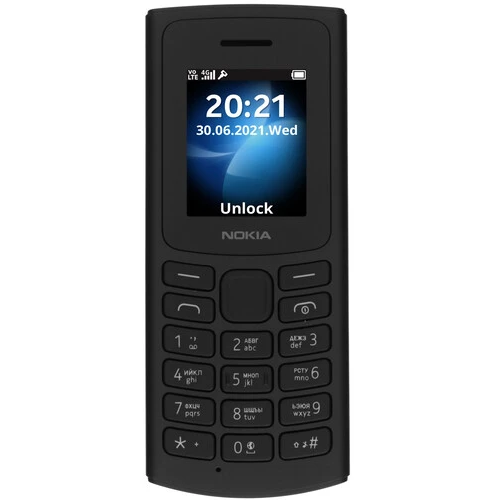 Сотовый телефон Nokia 105 DS 4G (2021) черный