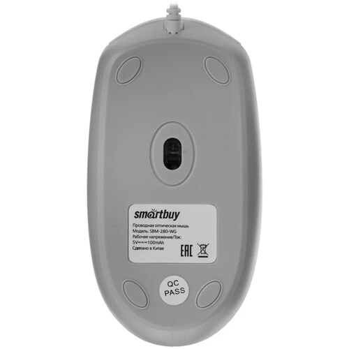 Мышь проводная SmartBuy SBM-280-WG белый