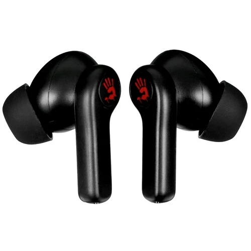 Наушники TWS A4Tech Bloody M30 черный + красный