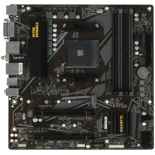Материнская плата GIGABYTE B550M DS3H AC