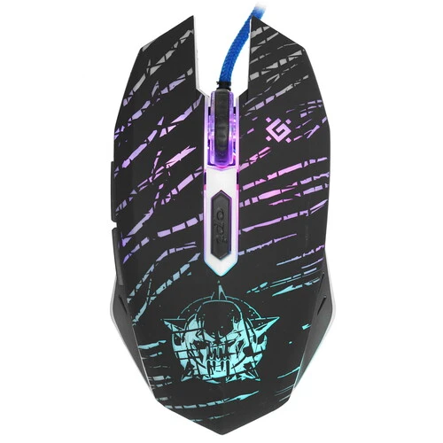 Мышь+коврик проводная Defender Dark Agent GM-590L