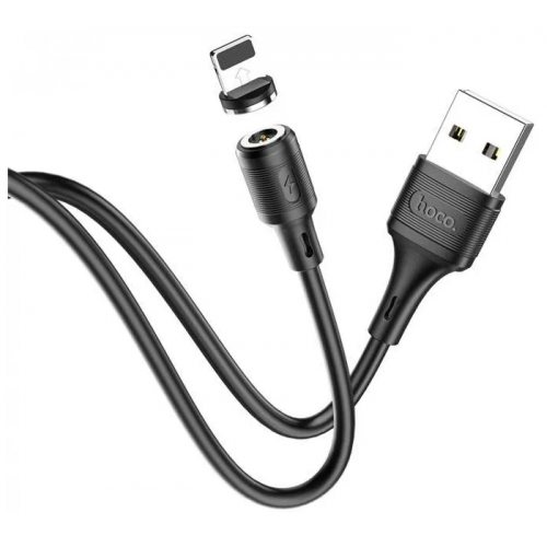 Кабель магнитный Hoco X52 USB - Lightning, 1м, 2.4A; черный