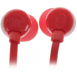 Проводные наушники JBL T110 красный
