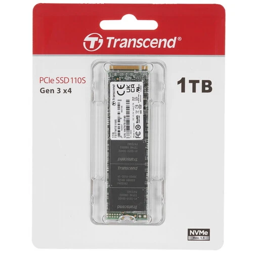 1000 ГБ M.2 NVMe накопитель Transcend MTE110S [TS1TMTE110S]