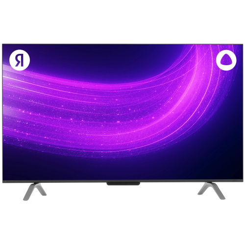 55" (139 см) Телевизор Яндекс ТВ Станция Про с Алисой YNDX-00101К черный QLED