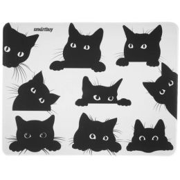 Коврик Smartbuy Cat-1 (M) белый
