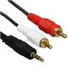 Кабель Bion jack 3.5 мм - 2RCA черный