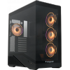 Корпус HSPD F711 (F711-TGBK- ARGB) черный