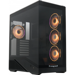 Корпус HSPD F711 (F711-TGBK- ARGB) черный