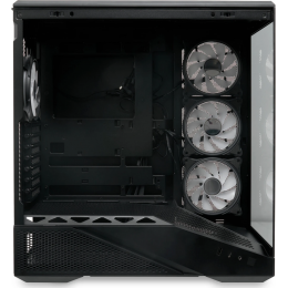 Корпус HSPD F711 (F711-TGBK- ARGB) черный
