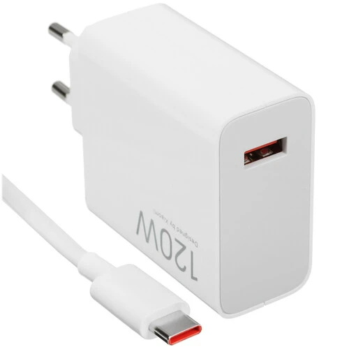 Сетевое зарядное устройство Xiaomi 120W HyperCharge Combo (Type-A) белый