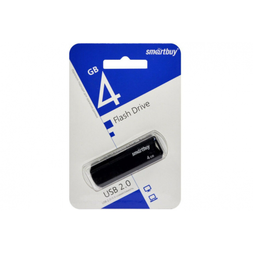 Память USB Flash 4 ГБ SmartBuy Clue (SB4GBCLU-K)
