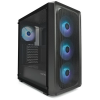 Корпус XASTRA A407 4ARGB [A407-4FC12A] черный