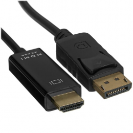 Кабель соединительный DEXP DisplayPort - HDMI, 1.8 м вилка - вилка, длина - 1.8 м