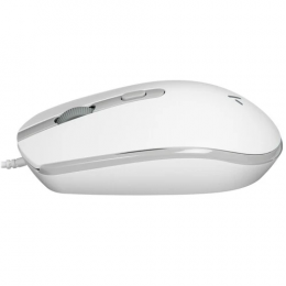 Мышь проводная Aceline CM-M529WT Silent белый
