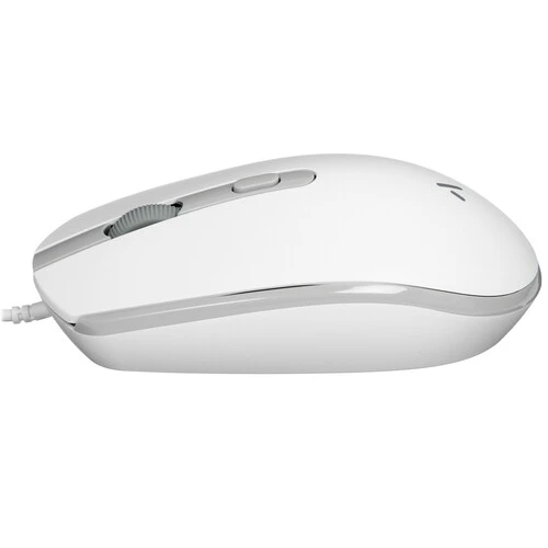 Мышь проводная Aceline CM-M529WT Silent белый