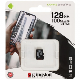 Карта памяти Kingston microSDXC 128 ГБ