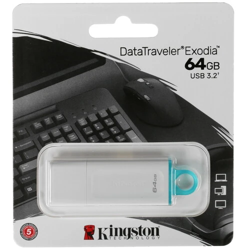 Память USB Flash 64 ГБ Kingston DataTraveler Exodia 