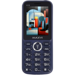 Сотовый телефон Maxvi K18 синий 