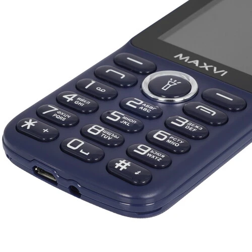 Сотовый телефон Maxvi K18 синий 