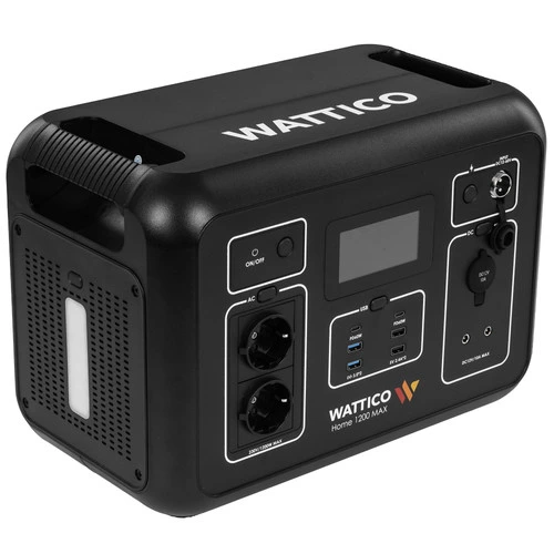 Портативная зарядная станция WATTICO Home 1200 MAX (PowerPRO 500) черный