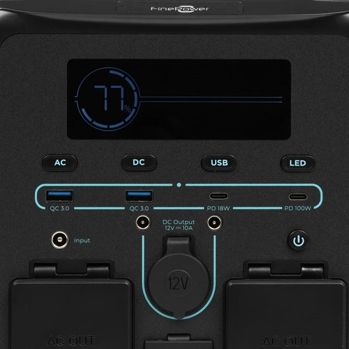 Портативная зарядная станция FinePower Zeus 500 черный