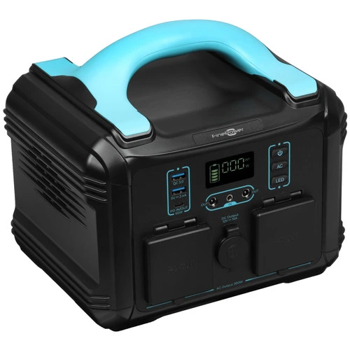 Портативная зарядная станция FinePower Zeus 300 черный 600W (236.25Wh/0.6jW, 2xUSB-A(out). USB-C(in/out), DC(in/out), 2xAC(out)