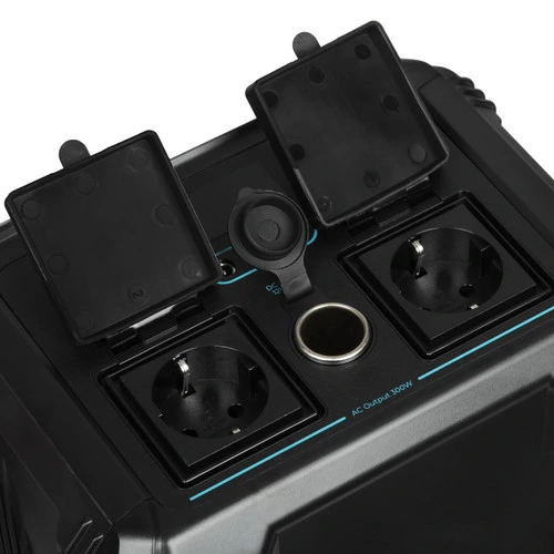 Портативная зарядная станция FinePower Zeus 300 черный 600W (236.25Wh/0.6jW, 2xUSB-A(out). USB-C(in/out), DC(in/out), 2xAC(out)
